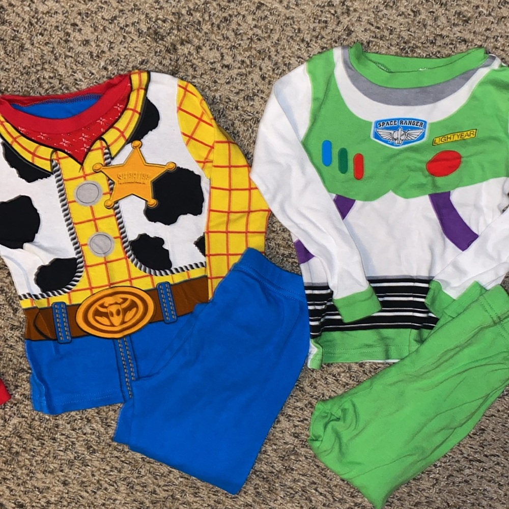 4t buzz and woody Toy Story pajamas
